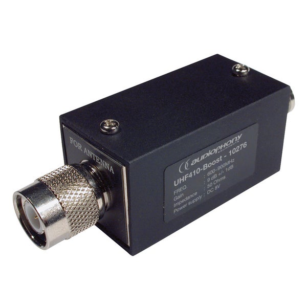 Audiophony UHF410-Boost booster antenne avec connecteur BNC