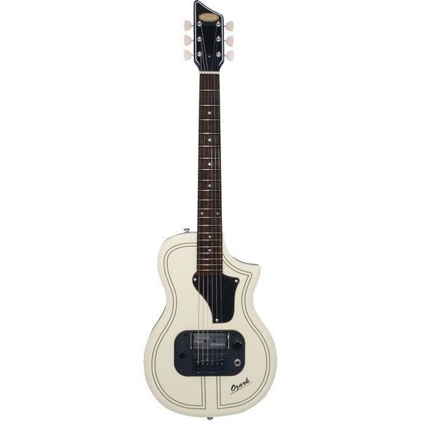 Supro 1261AW Ozark Antique White Limited Edition Electric Guitar with Gig Bag
