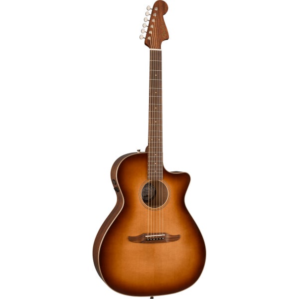 Fender Newporter Classic Gloss Aged Cognac Burst Electro-Acoustic Guitar with Gig Bag