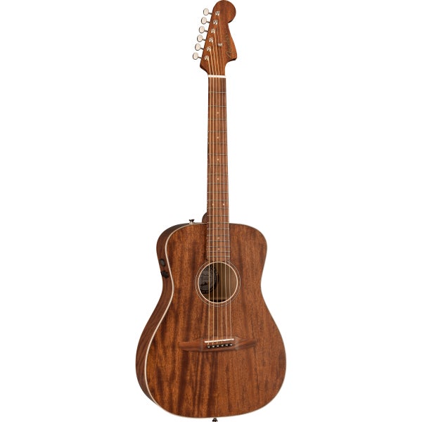 Fender Malibu Special Mahogany Natural Satin guitare folk électro-acoustique avec housse
