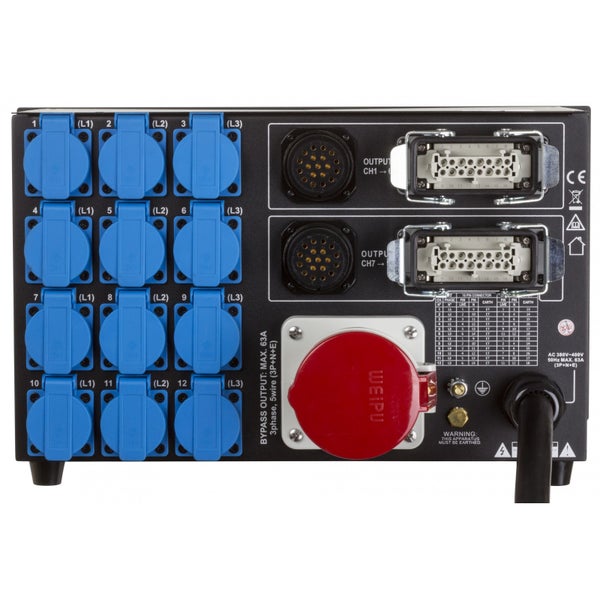 Briteq PD-63SH/FRA/BEL 3-Phase Power Distributor