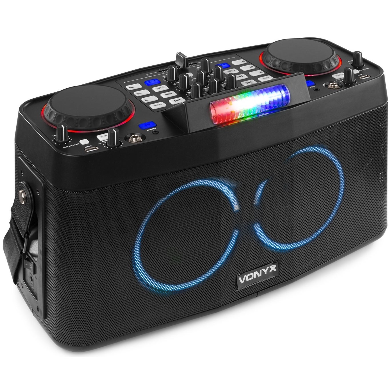 Vonyx CDP800 Portable DJ Station with Dual Bluetooth | Bax Music