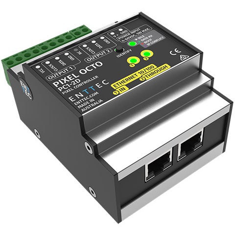 Enttec Pixel Octo DIN-Rail LED Pixel Controller | Bax Music