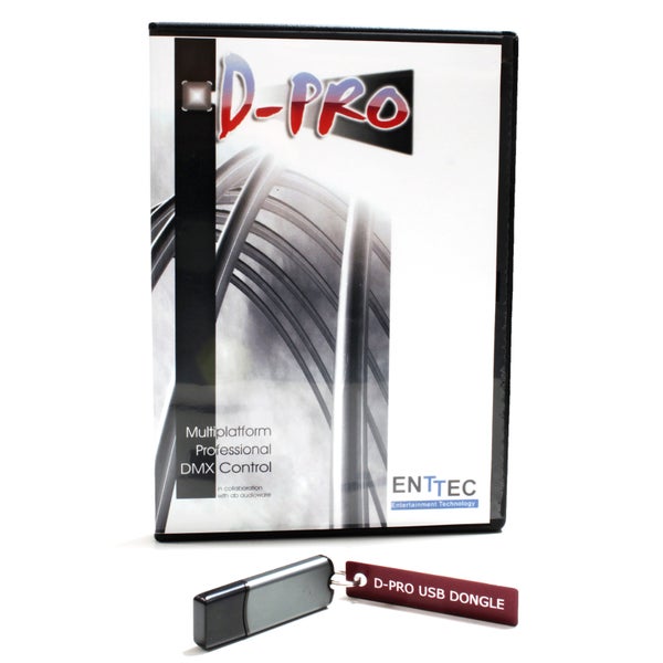 Enttec D-PRO 8 Universe Lighting Controller Software License with Dongle