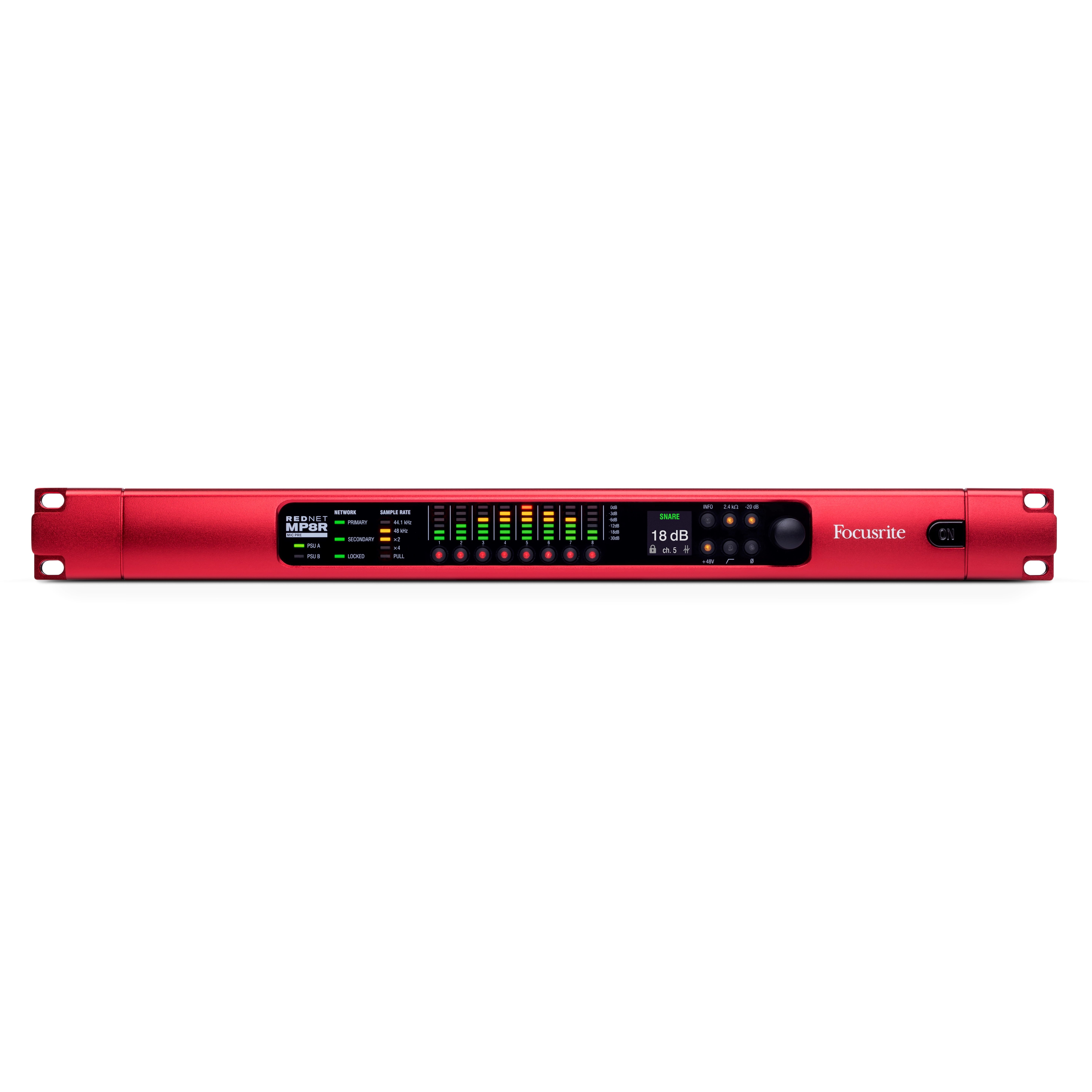 Focusrite RedNet MP8R préampli micro 8 canaux et convertiss | Bax Music