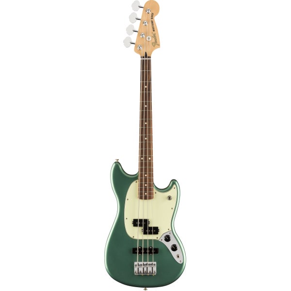 Fender Mustang Bass PJ Sherwood Green Metallic PF Limited Edition Electric Bass Guitar