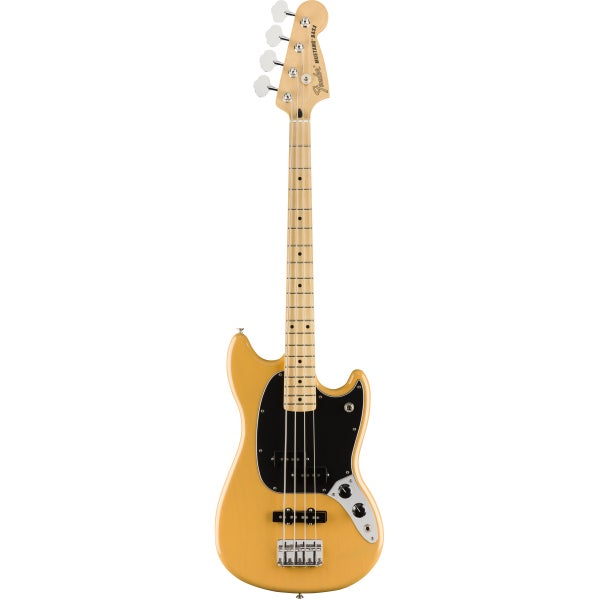 Fender Mustang Bass PJ Butterscotch Blonde MN Limited Edition Electric Bass Guitar