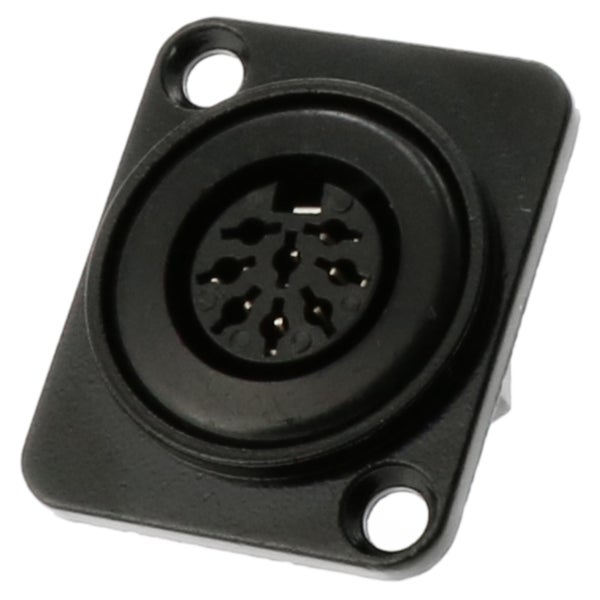 Devine DIN8DF 8-pin DIN Chassis Connector