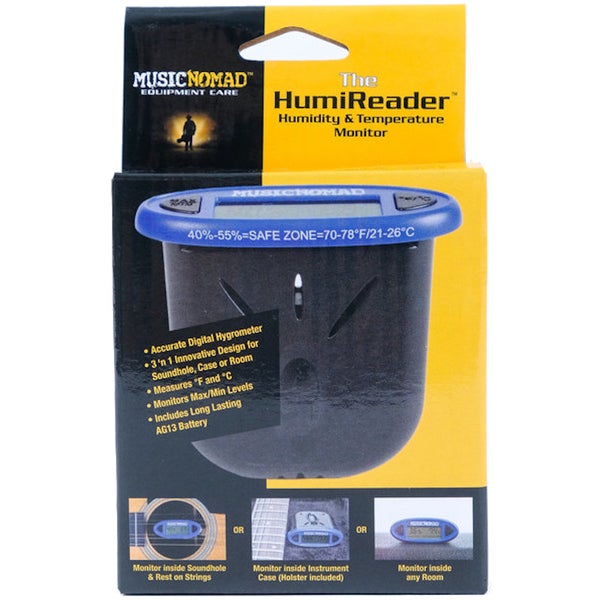 MusicNomad MN305 The HumiReader Humidity & Temperature Monitor