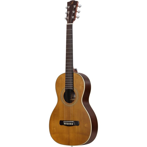 Merida Guitars Junior Series J1P Open Pore Vintage Steel-String Acoustic Guitar with Torrefied Solid Sitka Spruce Top