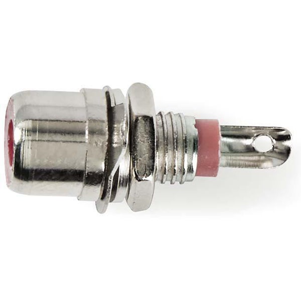 Nedis CAVC24922RD RCA Contra Chassis Plug (Pack of 25, Red)