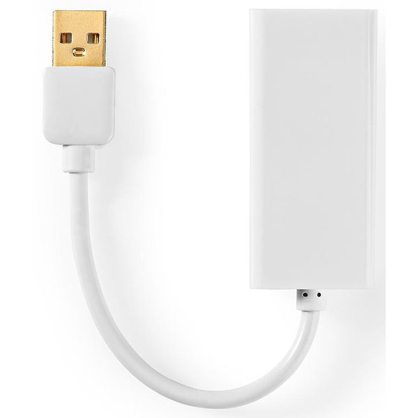 Nedis CCGP60950WT02 Male USB-A to Female RJ45, 10/100Mbit, 20cm