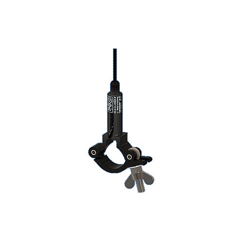 Reutlinger 50SV II ZW système d'accroche coulissant pour câble avec collier de serrage Doughty, noir