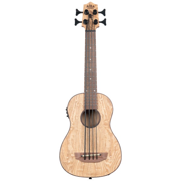 Kala U-Bass Burled Tamo Ash Fretted ukulélé basse avec housse