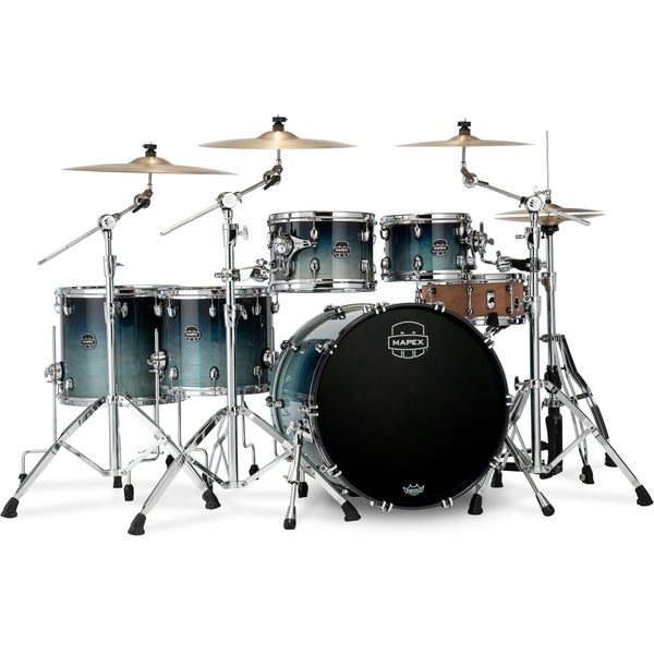Mapex Saturn SR628XURJ Teal Blue Fade 5-Piece Shell Set