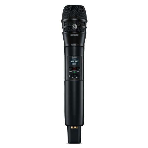 Shure SLXD2/K8B-S50 Handheld Microphone Transmitter with KSM8 Capsule (823-832 MHz)