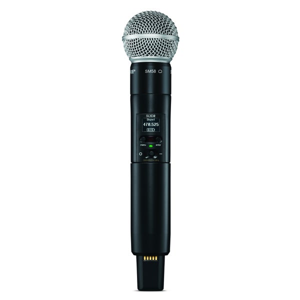 Shure SLXD2/SM58-S50 Handheld Microphone Transmitter with SM58 Capsule (823-832 MHz)