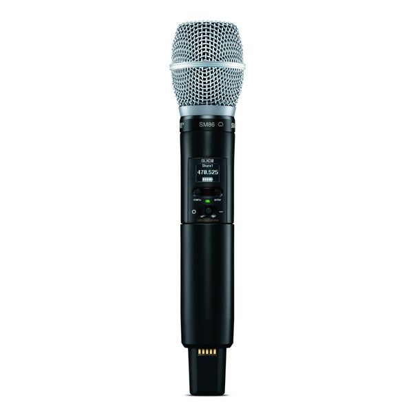 Shure SLXD2/SM86-S50 Handheld Microphone Transmitter with SM86 Capsule (823-832 MHz)