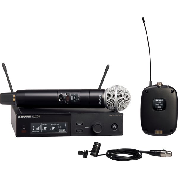 Shure SLXD124/85-S50 Wireless Combination Pack (823 - 832 MHz)
