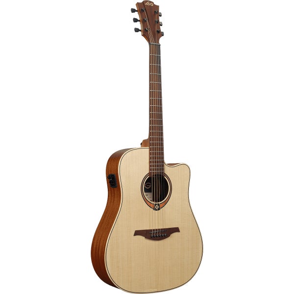 LAG Guitars Tramontane 70 T70DCE Natural guitare folk électro-acoustique