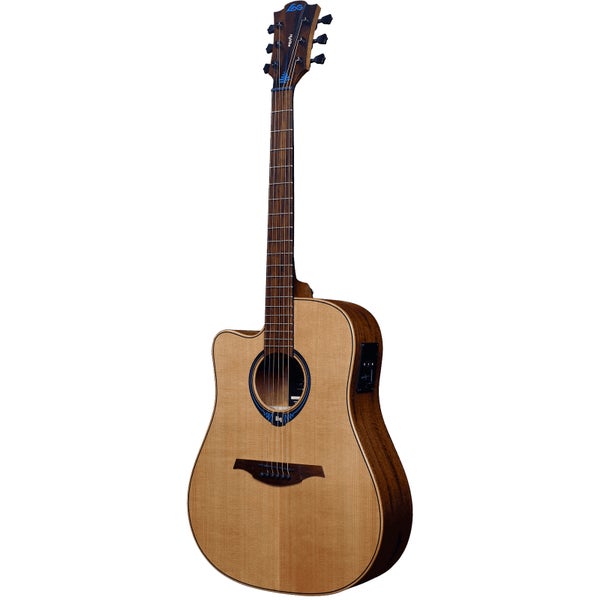 LAG Guitars Tramontane HyVibe 10 Satin LH Electro-Acoustic Guitar with Multi-Effects and Bluetooth