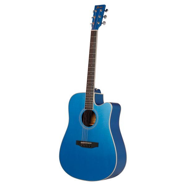 Fazley W90-COL-BL ColourTune Acoustic Guitar (Blue)