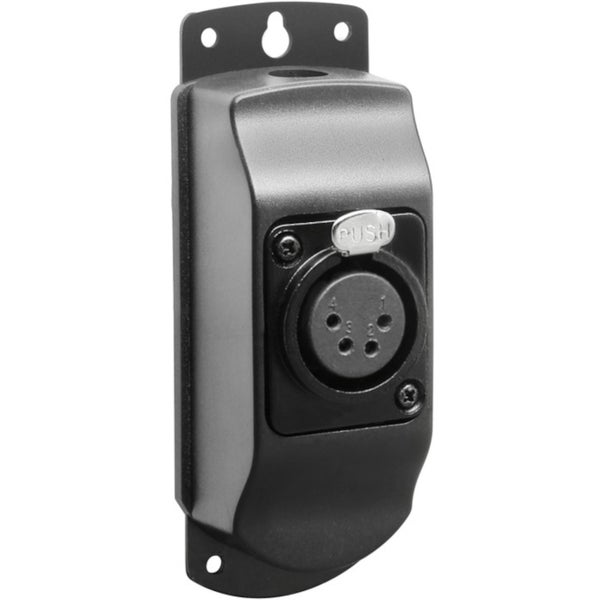 Adam Hall SLED 1 B XLR 4 Wall Mount for 4-pin XLR Gooseneck Lamp