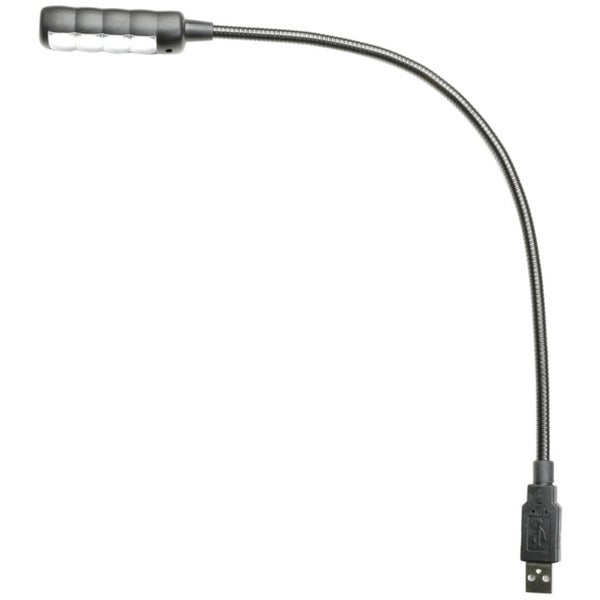 Adam Hall SLED 1 ULTRA USB C lampe col-de-cygne avec connecteur USB et 4 LED COB
