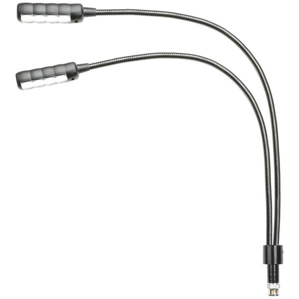 Adam Hall SLED 2 ULTRA BNC lampe col-de-cygne LED double avec connecteur BNC