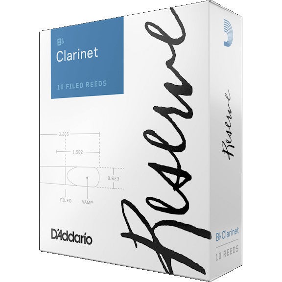 D'Addario Woodwinds Reserve Bb Clarinet Reeds 4.0