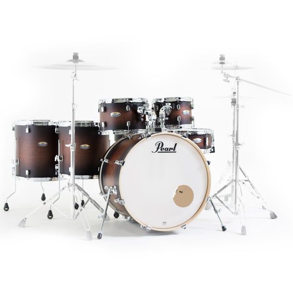 Pearl Decade Maple DMP926SP/C260 Satin Brown Burst 6-Piece Shell Set