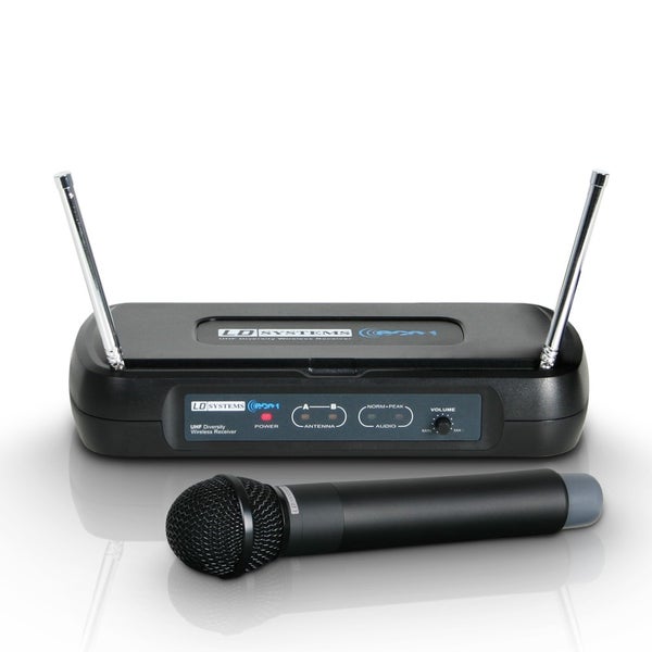 LD Systems ECO 2 HHD B6 II Wireless System + Dynamic Handheld Microphone (633.4 MHz)