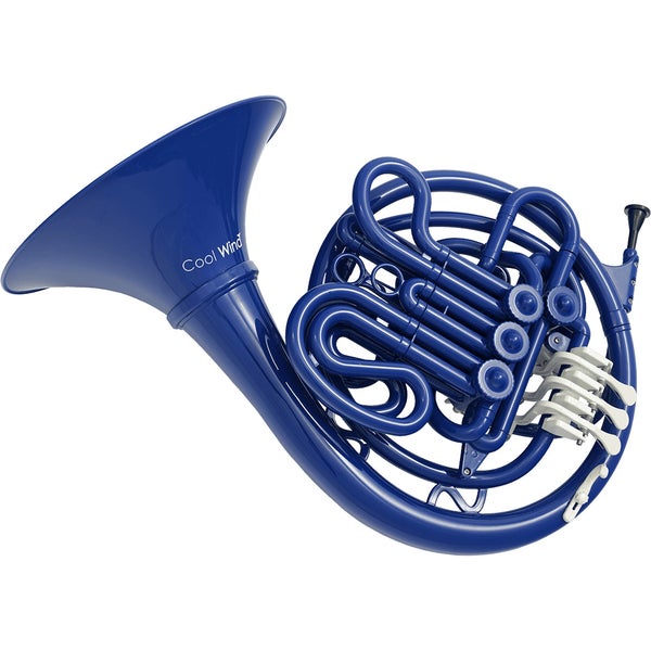 Cool Wind CFH-200DB ABS Bb French Horn with Soft Case (Blue)