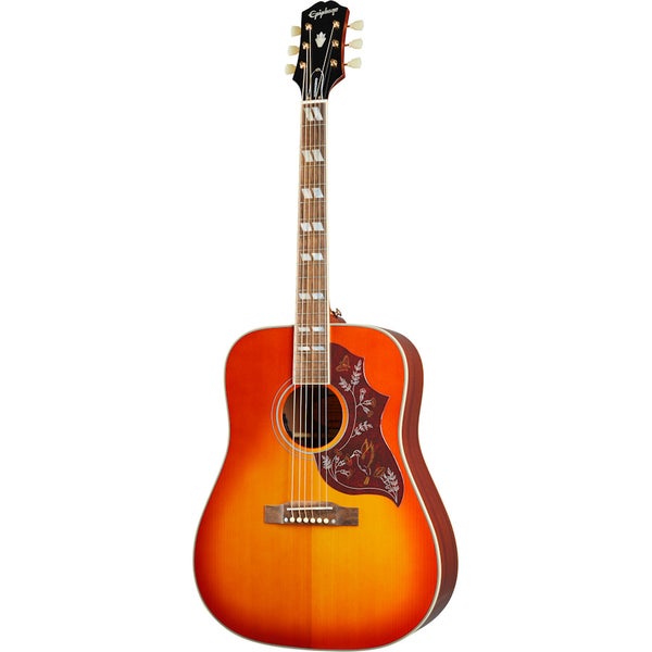 Epiphone Inspired by Gibson Hummingbird Aged Cherry Sunburst Gloss Electro-Acoustic Guitar