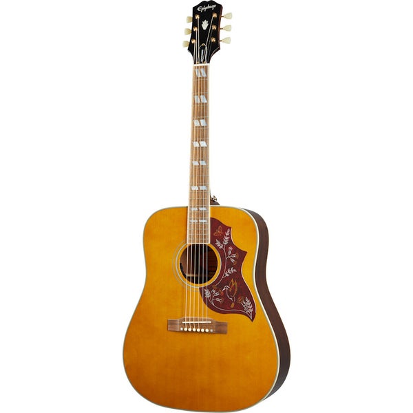 Epiphone Inspired by Gibson Hummingbird Aged Natural Antique Gloss Electro-Acoustic Guitar