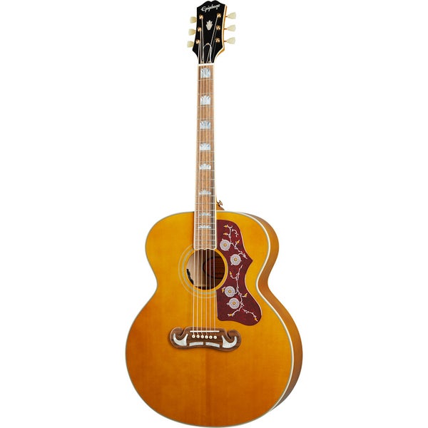 Epiphone Masterbilt J-200 Aged Natural Antique Gloss Electro-Acoustic Guitar
