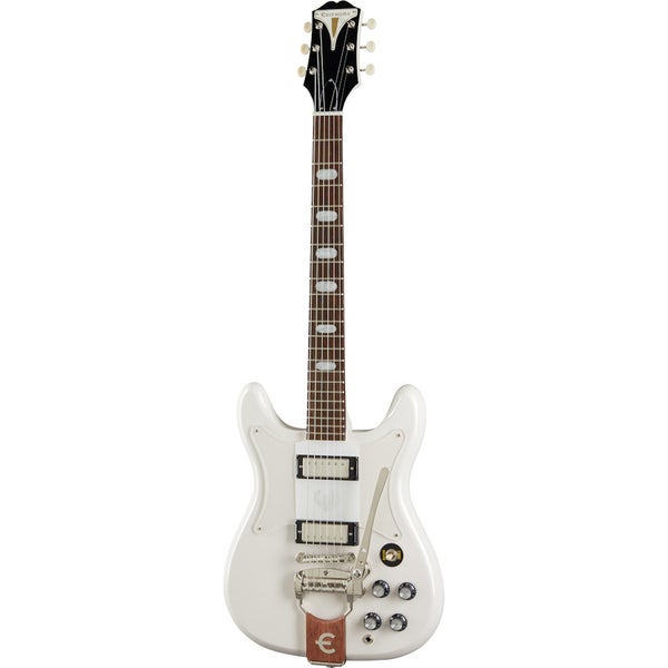 Epiphone Crestwood Custom Tremotone Polaris White Electric Guitar