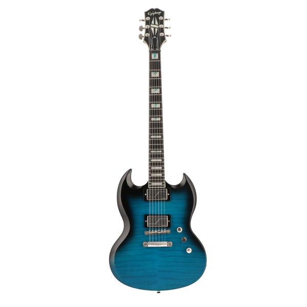 Epiphone SG Prophecy Blue Tiger Aged Gloss Electric Guitar