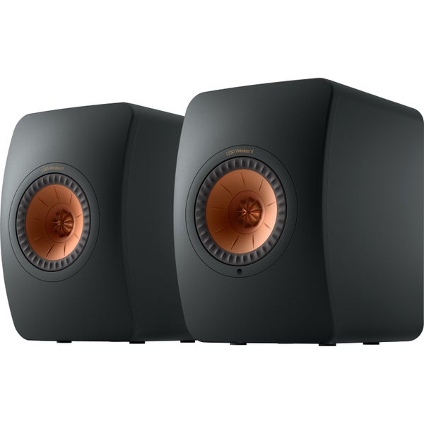 KEF LS50 Wireless II Carbon Black paire d'enceintes Hi-Fi