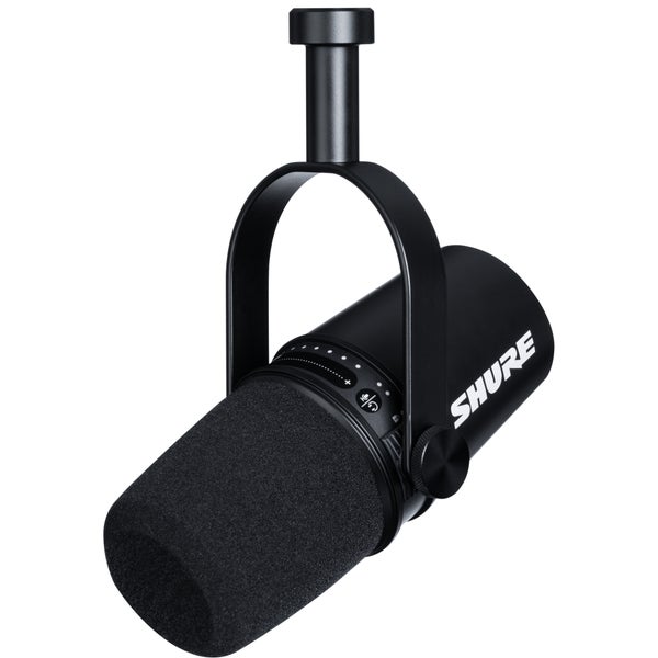 Shure MV7-K Dynamic Broadcast Microphone (USB/XLR)