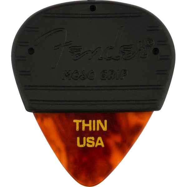 Fender Mojo Grip celluloid tortoise shell thin (lot de 3)