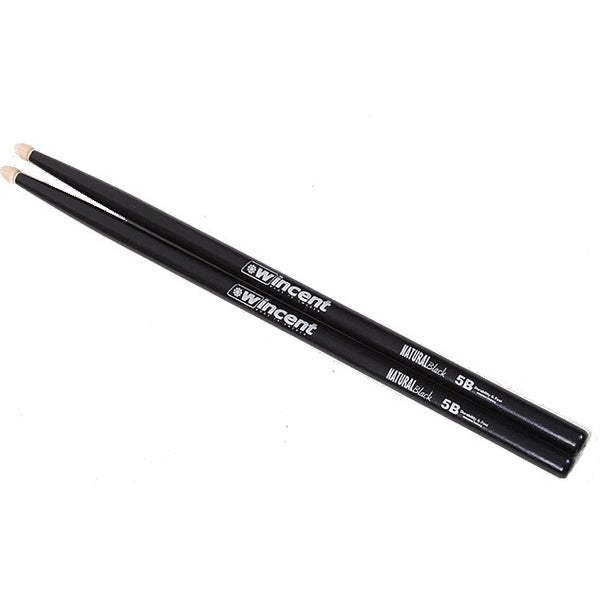 Wincent 5BCB Hickory Natural Black Drum Sticks
