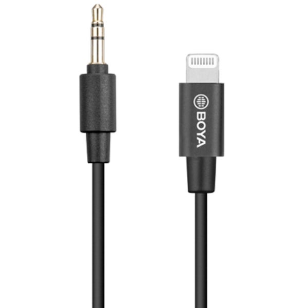 Boya BY-K1 Lightning to Stereo Mini-Jack Cable