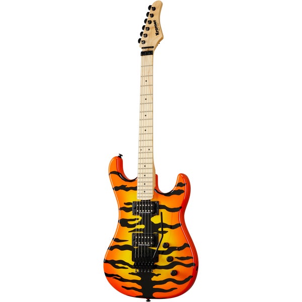 Kramer Guitars Original Collection Pacer Vintage Orange Tiger Electric Guitar