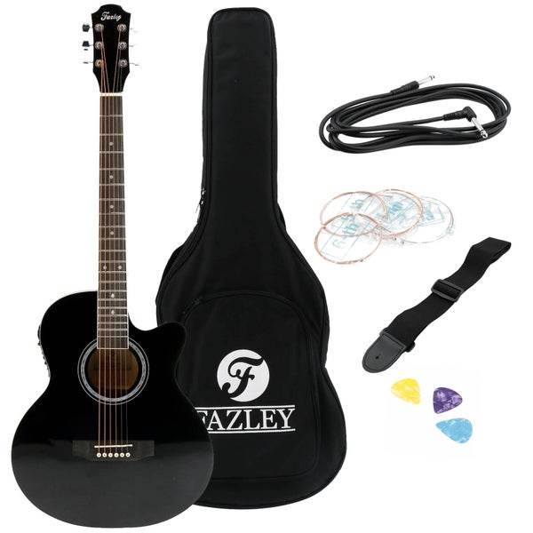 Fazley W80-SGABK Slim Grand Auditorium Starter Pack Black