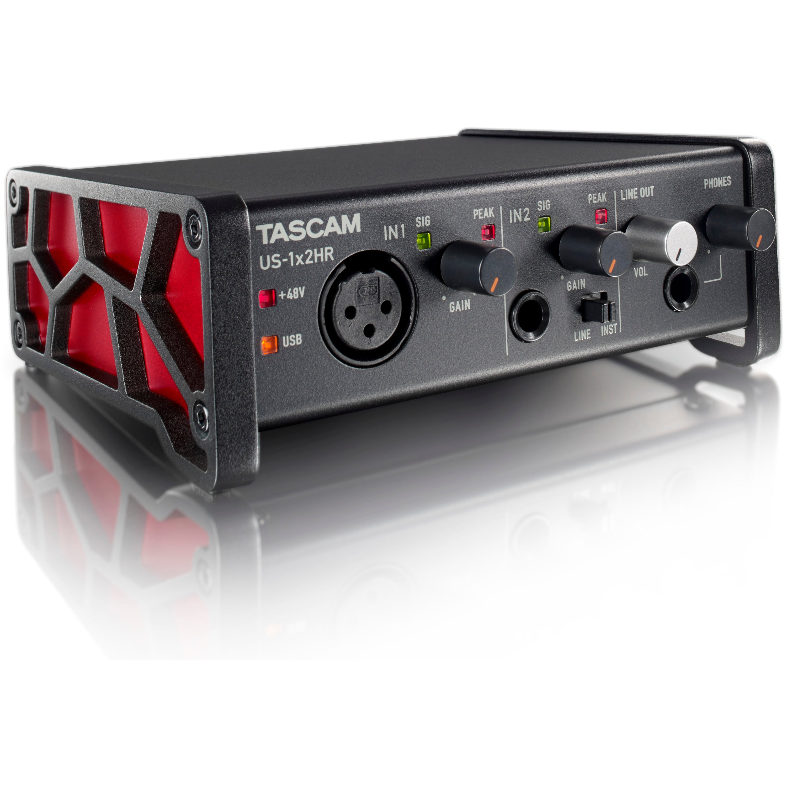 Tascam US-1x2HR High-Resolution USB Audio Interface | Bax Music