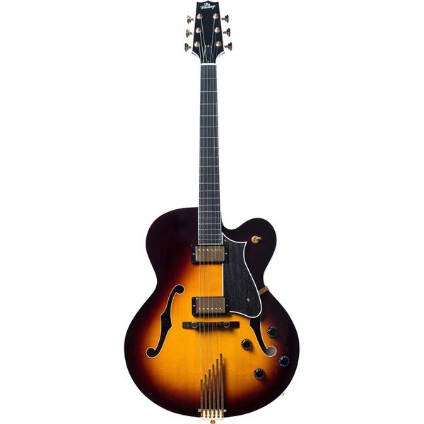 Heritage Standard Eagle Classic Original Sunburst Semi-Acoustic Guitar with Case