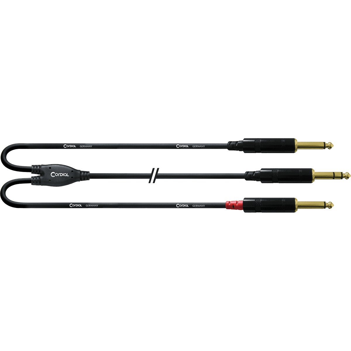Cordial CFY3VPP Intro TRS Jack to 2x TS Jack, 3m (Black) - Bild 3