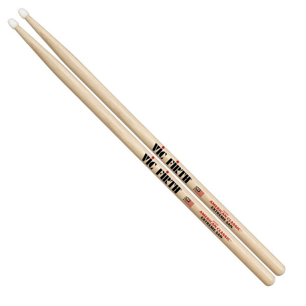 Vic Firth baquetas de hickory con punta de nailon