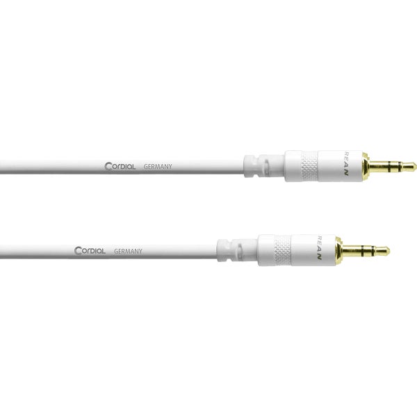 Cordial CFS0.6WW-SNOW Intro TRS Mini-Jack Cable, 0.6m (White)
